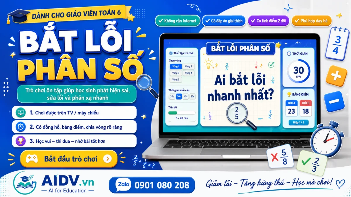 Game lớp học 03